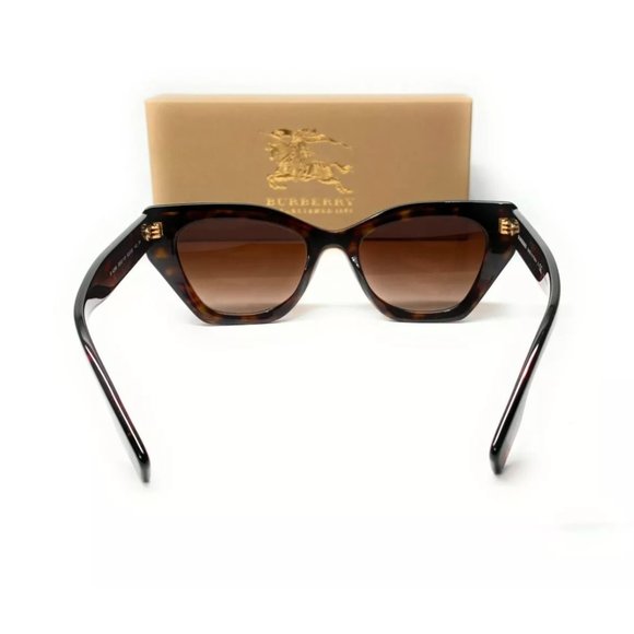 Burberry Women's Dark Havana Butterfly Sunglasses! - Picture 4 of 4